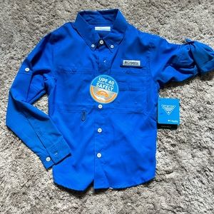 Kids Columbia Omni-wick lightweight shirt